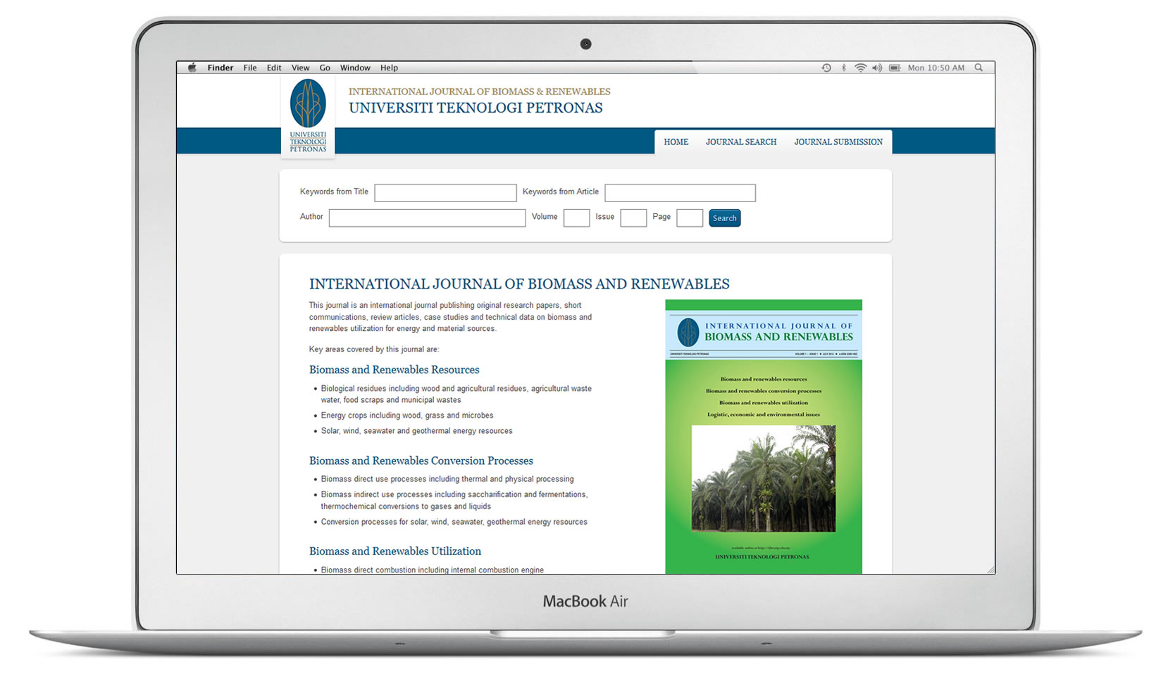 International Journal of Biomass and Renewables International Journal of Biomass and Renewables