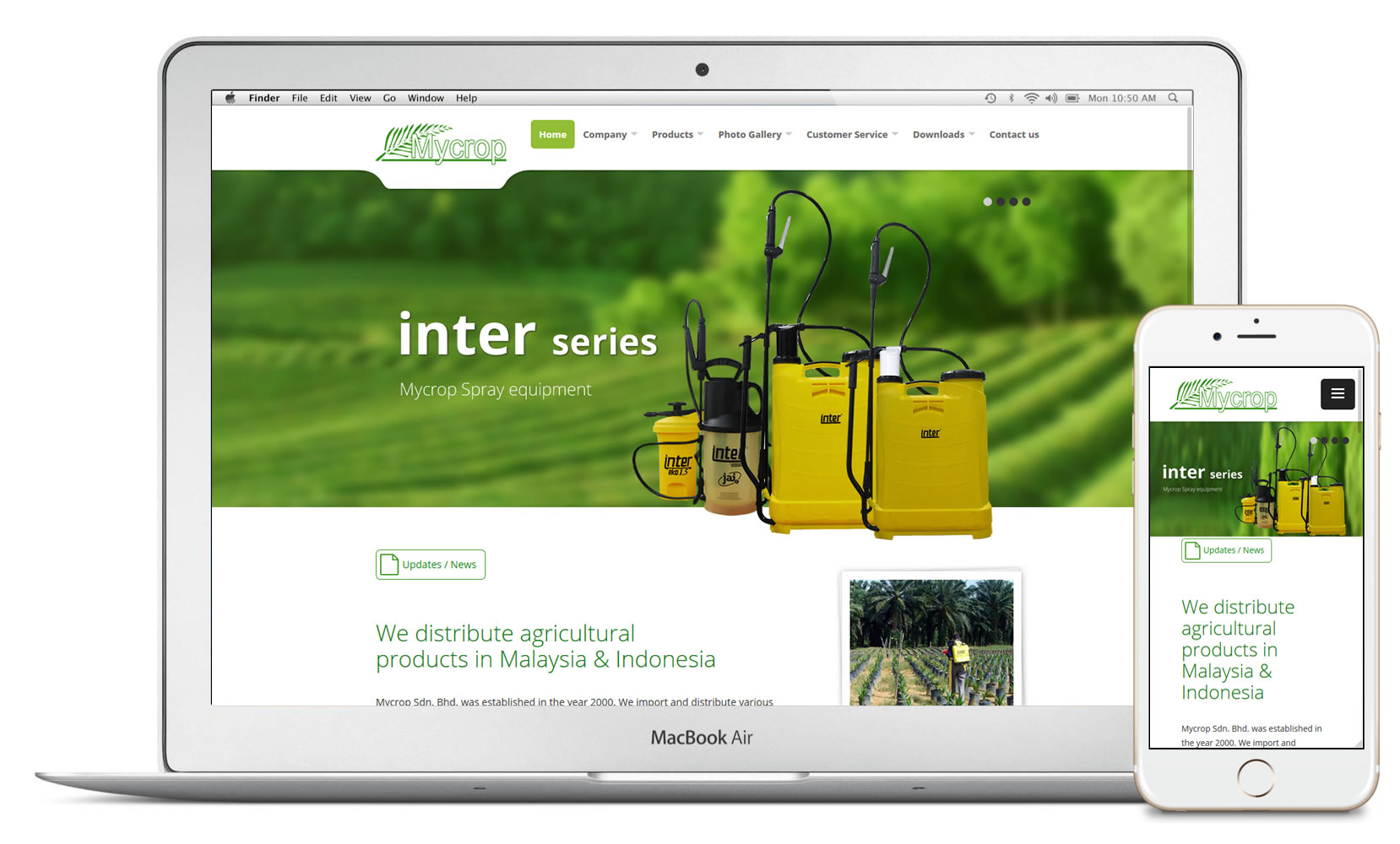 MyCrop website